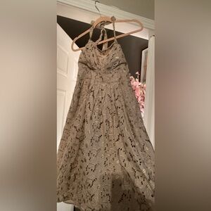 Vintage style halter dress with pockets